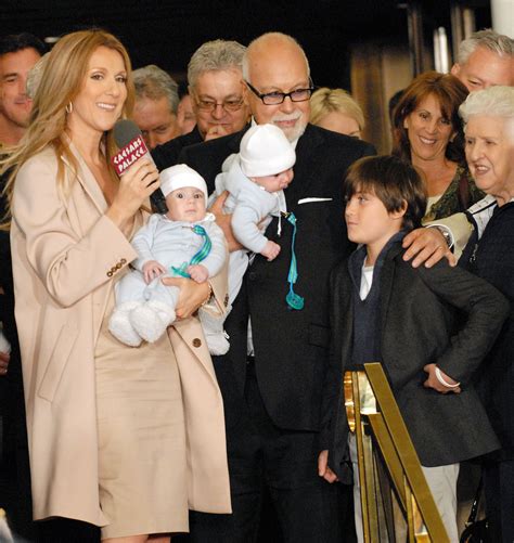 celine at sons wedding|celine dion children.